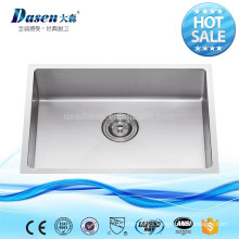 Drop in high end Foshan factory stainless steel hand washing sink